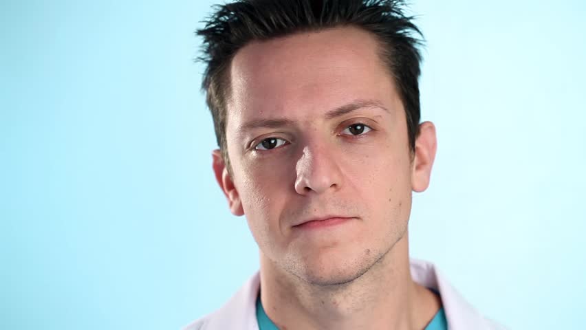 Doctor smiling and looking confident