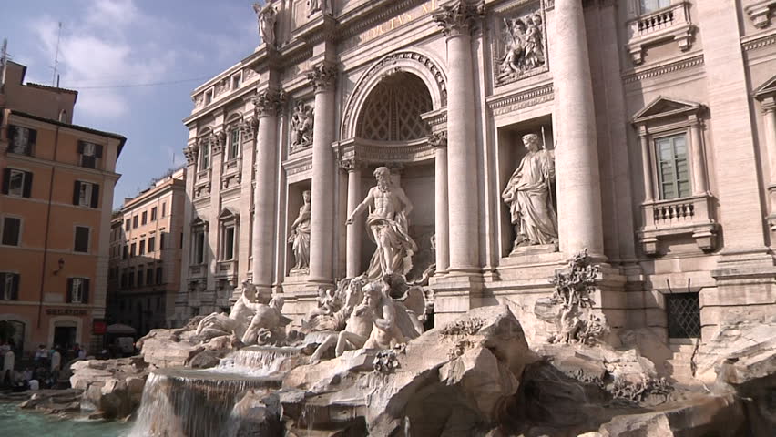 Italy, Rome, Trevi Fountain