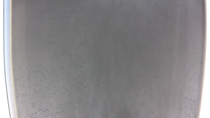 dissolution of effervescent aspirin tablet - slow motion