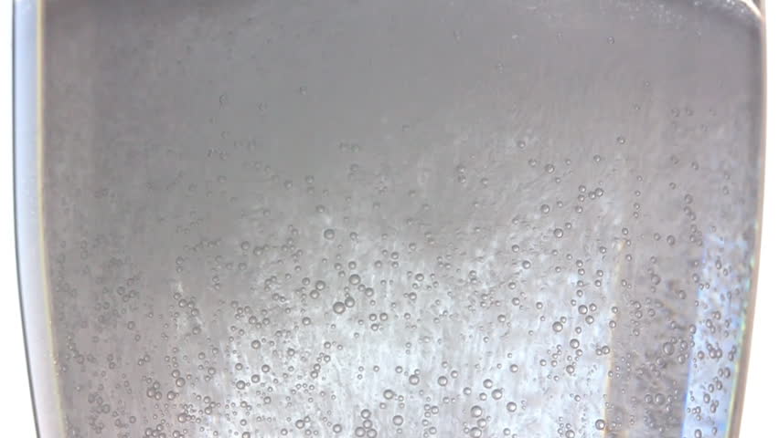 dissolution of effervescent aspirin tablet - slow motion