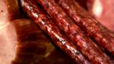 Zoom of different carbonado and sausages
