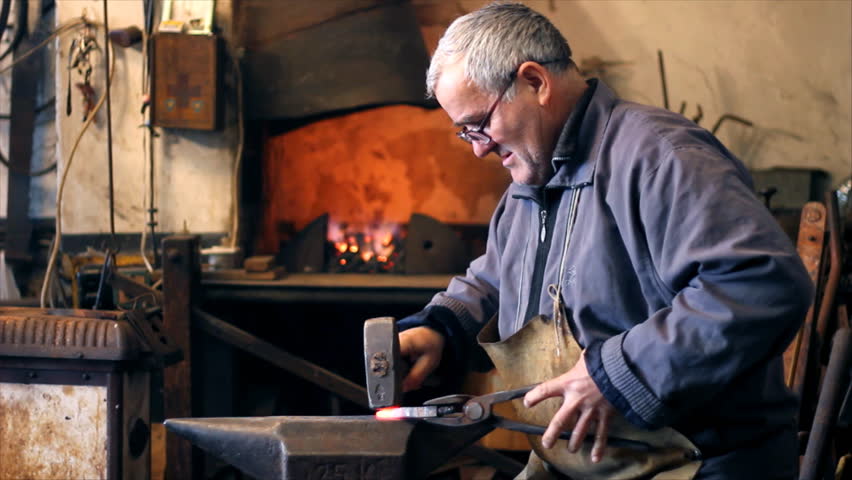 Blacksmith at work