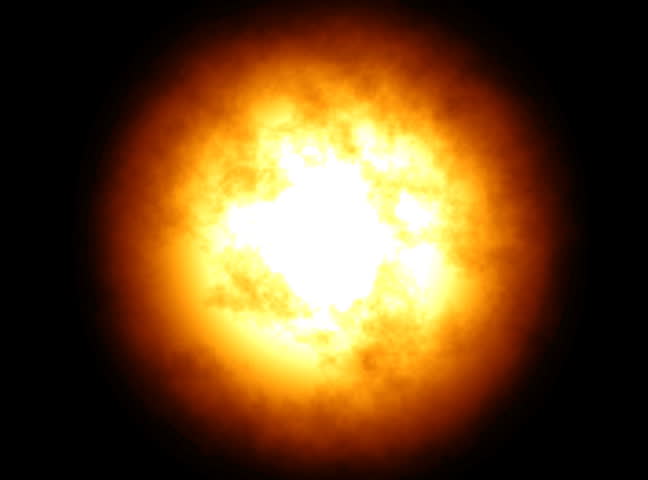 Explosion with debris - digital animation