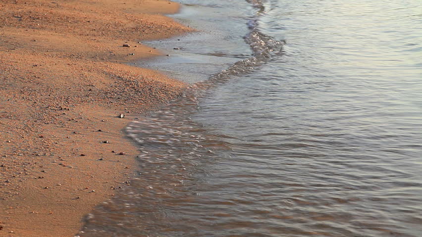 wave and sand beach