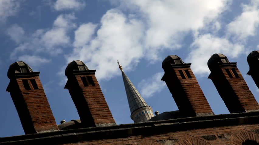 time lapse clouds and minarets   