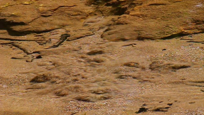 Cool water bubbles through sand at Blackhawk Springs in northern Illinois