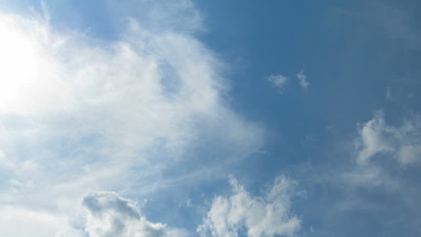 timelapse with clouds moving