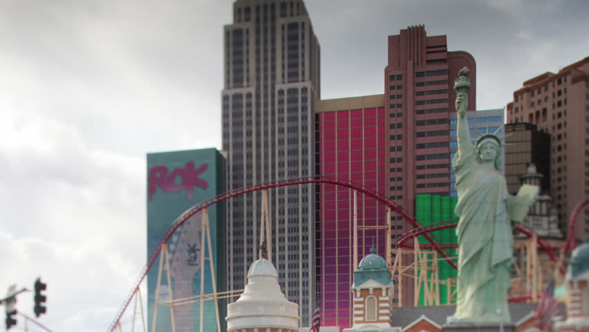 LAS VEGAS - MAY 15: Timelapse of Las Vegas skyline, May 15, 2011, Las Vegas Nevada. Las Vegas, which bills itself as The Entertainment Capital of the World, is famous for its casino resorts and associated entertainment. 