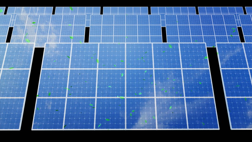 Solar Panels. Silicon Photovoltaic Cell.