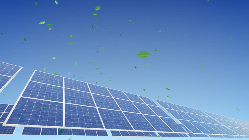 Solar Panels. Silicon Photovoltaic Cell.