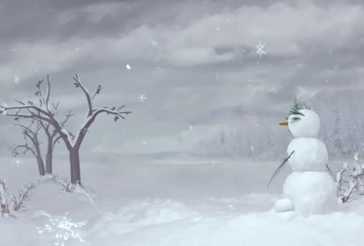 Snowman can NTSC use for Xmas and winter concept video. This video is for animation production, also can be use to edit or motion graphic clips. User could be easy to use with this high-end video.