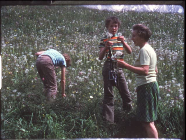 Family vacation in the Alps, Austria, 1970s (vintage 8 mm amateur film)
