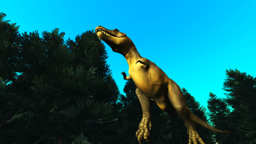 dinosaur running