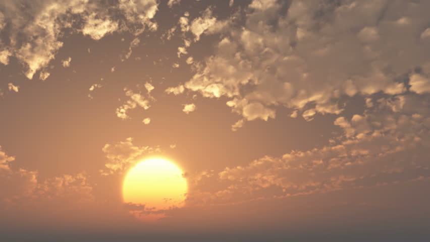 time lapse of sunrise or sunset .