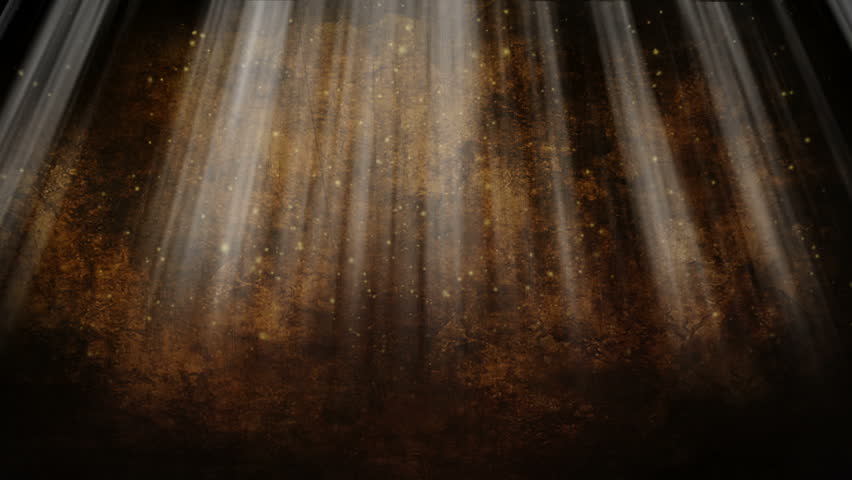 A Light rays in dark place with glare