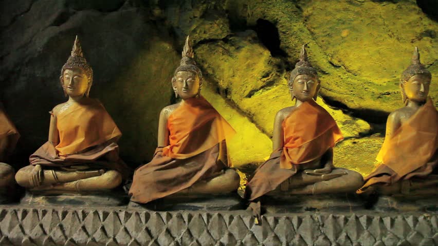 Buddha at Khao Luang Cave Phetchaburi Province Thailand