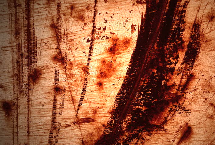 Distressed painted surface texture