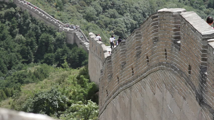 Great Wall of China near Beijing Neutral high dynamic color range shot - giving full potential for post-production color grading and stylizing Professional DOLLY shot September 2011