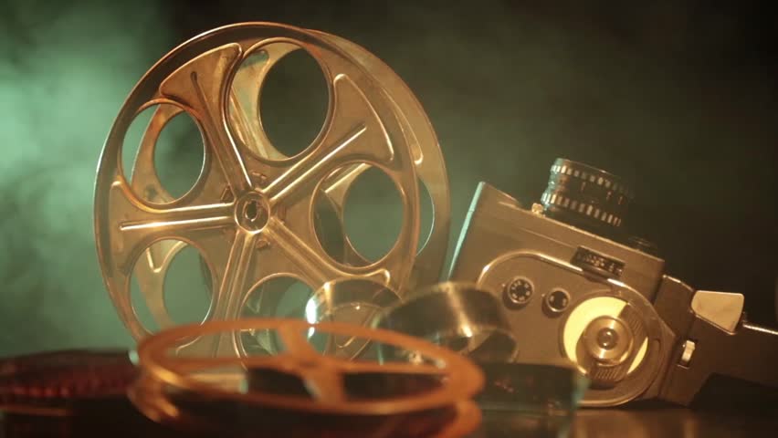 old-fashioned-film-reel-animation-stock-footage-video-3673922