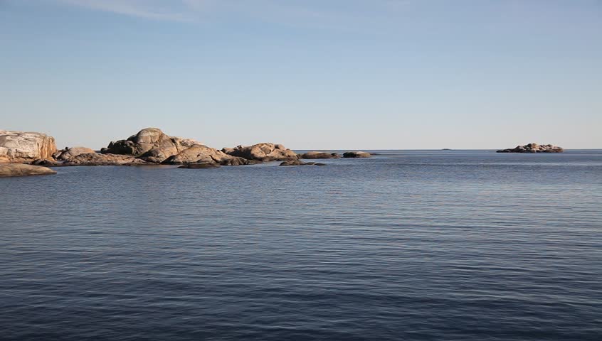 Rocky coast at Verdens Ende, Norway - Full HD