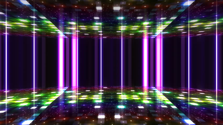 blue rectangle matrix disco background stock footage video light blue rectangle