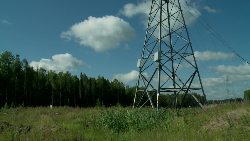 high-voltage transmission line