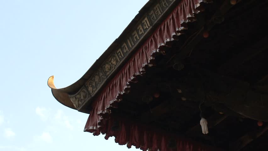 Detail of a temple in Nepal