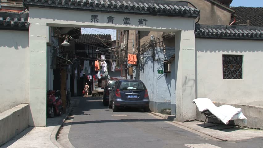 SHANGHAI - CIRCA 2011: The  old city circa 2011 in Shanghai