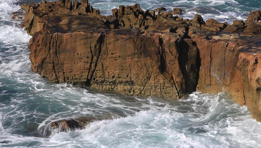Eroded rock in Southern California.