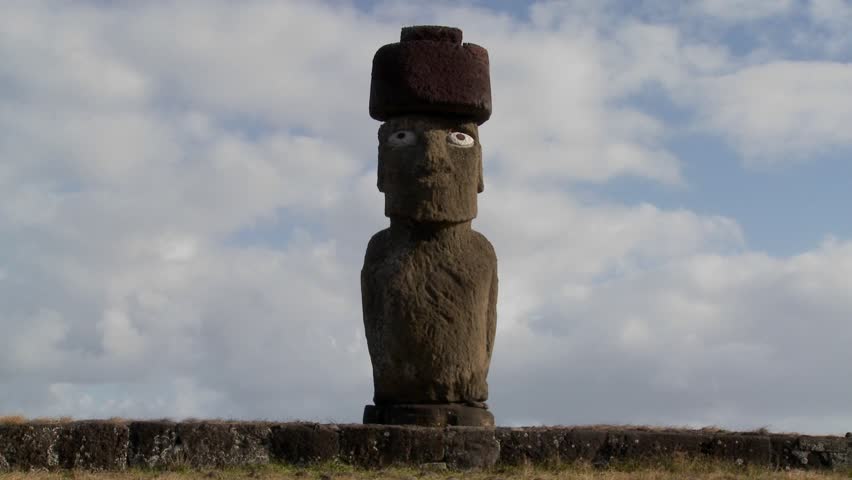 Time lapse of the mystical statues of Easter Island.