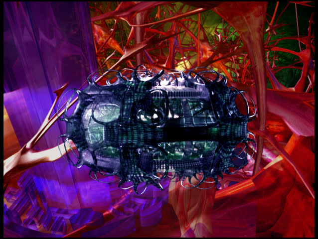 Fantastic Abstractness N1 ( Seamless Loop ) Something that could only exist in a virtual world.