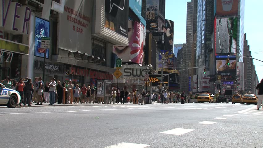 New York - Circa October 2010: Times Square.