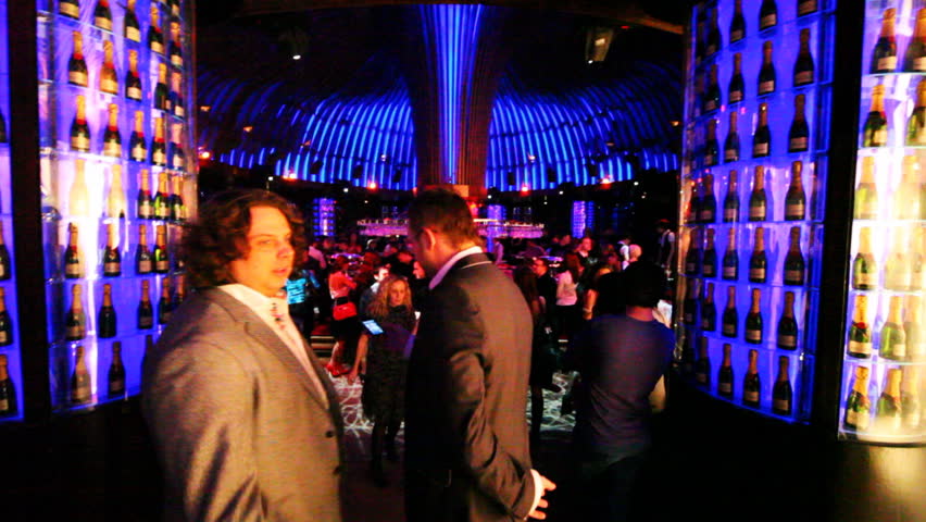 MOSCOW - FEBRUARY 1: People dine in club Imperia Lounge in celebration of second month of broadcast music channel Europa Plus TV on February 1, 2011 in Moscow, Russia. 