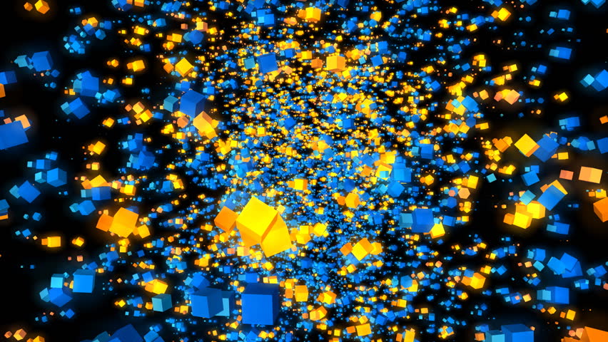 Stock data cloud 3D animation. Rendered in HD.