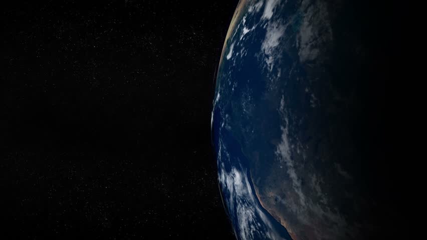 Earth Planet - Right - 2 and Flare