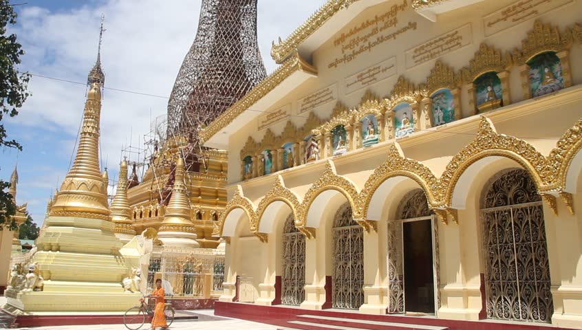 Temple in Monywa, Myanmar