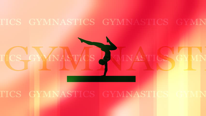 Gymnastic motion graphics