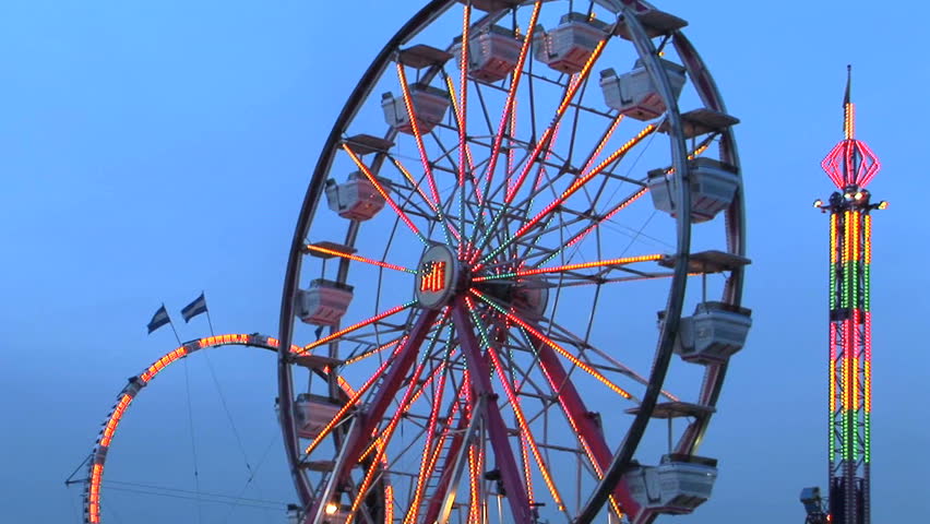 Carnival at sunset