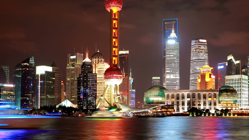 time lapse: shanghai at night.