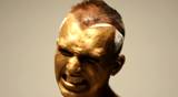 TV shout shouting scream body painting dancers moon sun gold male dancing