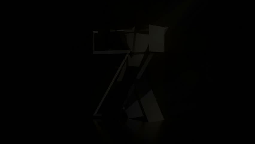 Number - 7 - With Alpha
