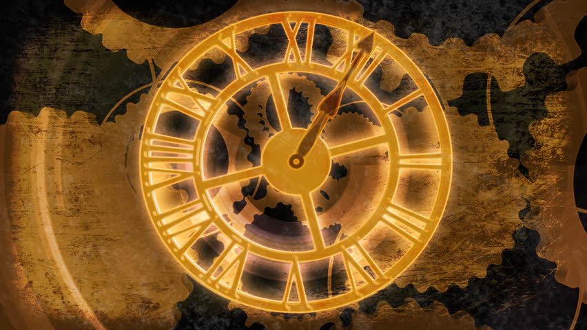 Time and Gears Looping Animated Background 