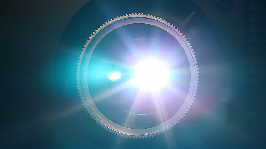 Digital film projector lens