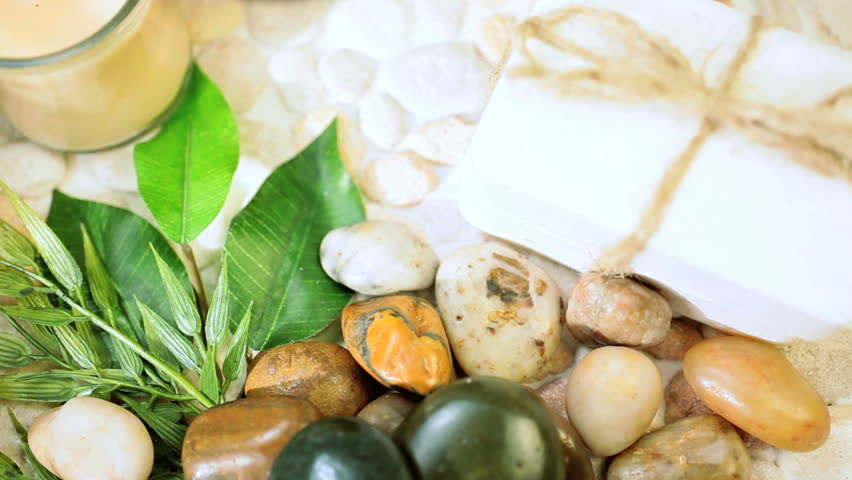 Group of Spa Products Promoting Wellbeing