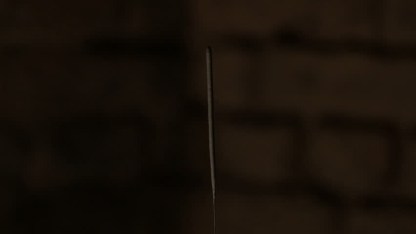 Burning sparkler