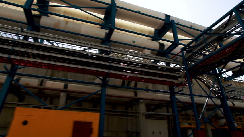 Drive-by of the pipes at the IDE Ashkelon desalination plant in Israel. Nice lens flare at the end of the clip.