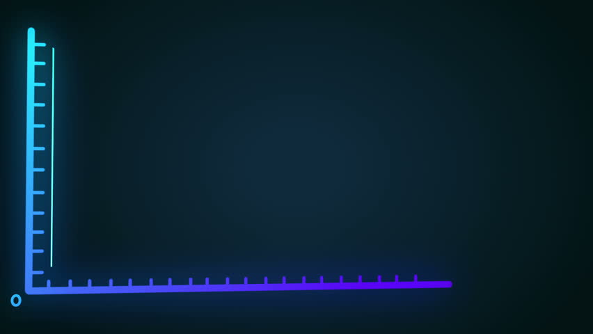 Graphs showing rise and fall in profits or earnings. Financial diagrams. Animated profit chart  