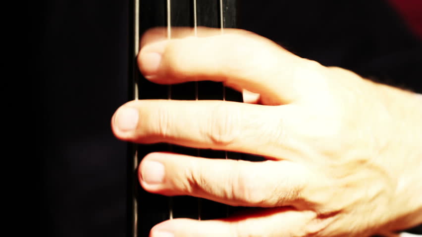 Musician and Double Bass