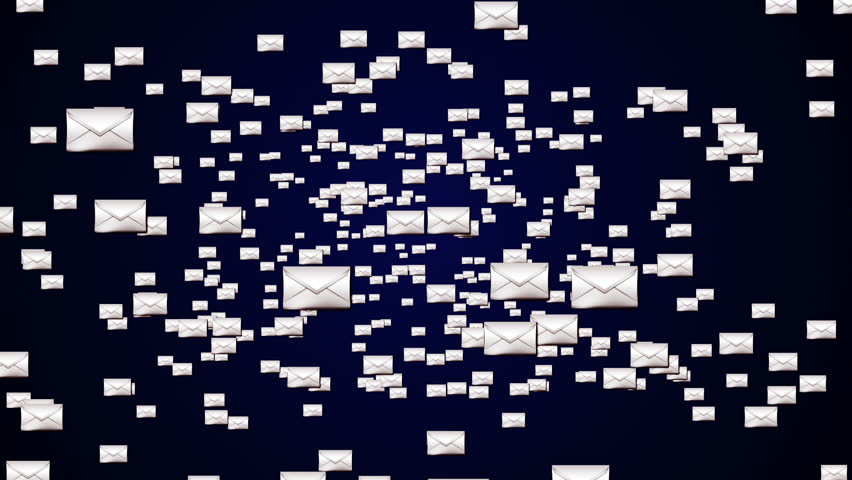 Virus email Infect Blue - yellow 