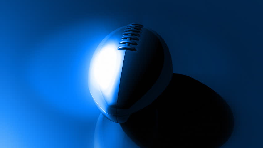 Chrome Football Blue HD Loop